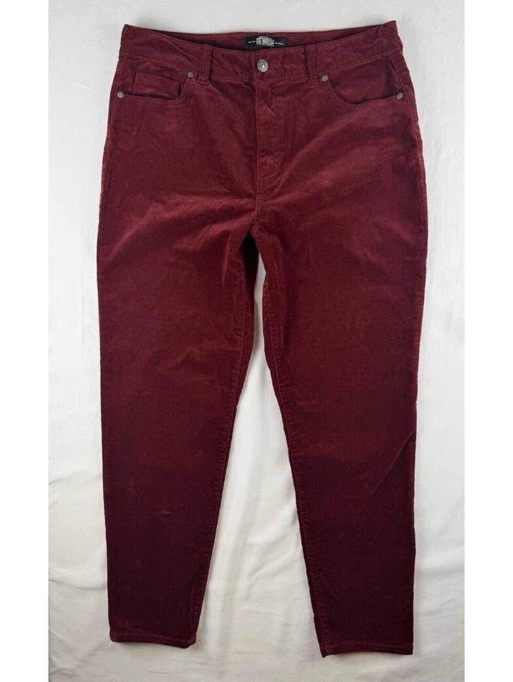 Rewash Burgundy Corduroy Skinny Pants Women’s Size 11/30